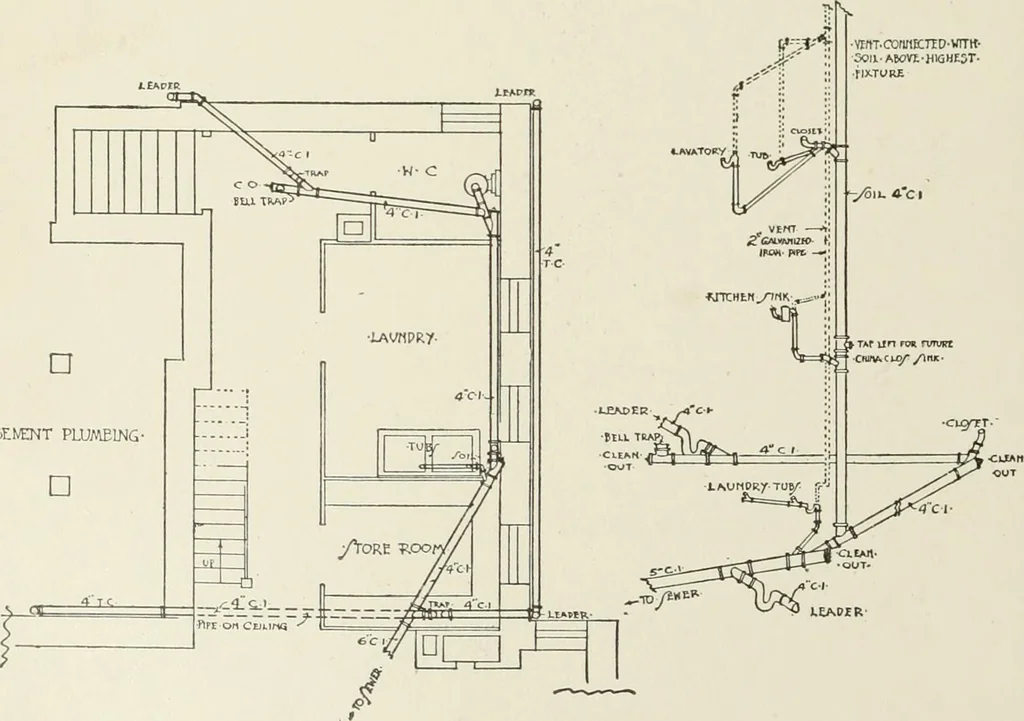 An illustration from Cyclopedia of architecture, carpentry, and building : a general reference work, 1912, leaf 501