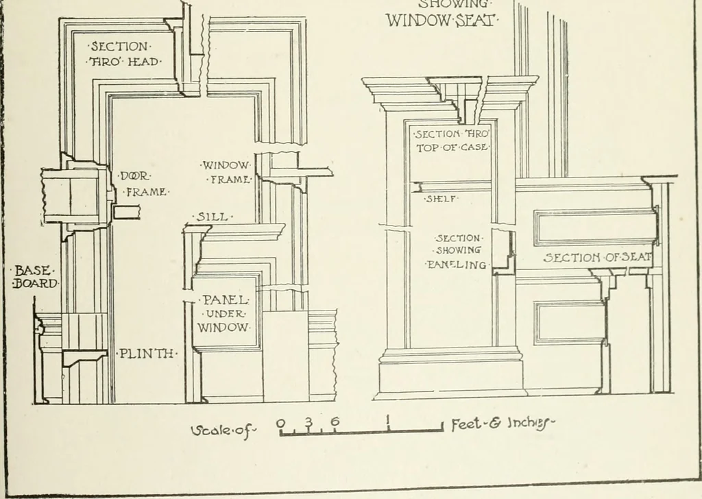An illustration from Cyclopedia of architecture, carpentry, and building : a general reference work, 1912, leaf 508