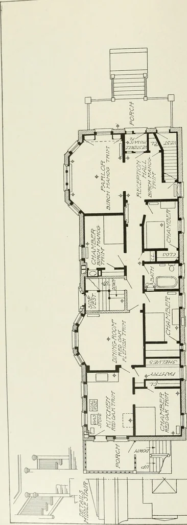 An illustration from Cyclopedia of architecture, carpentry, and building : a general reference work, 1912, leaf 59
