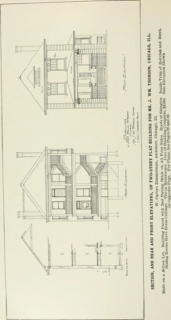 An illustration from Cyclopedia of architecture, carpentry, and building : a general reference work, 1912, leaf 79