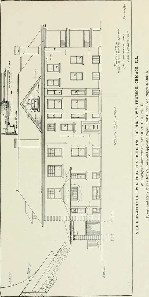 An illustration from Cyclopedia of architecture, carpentry, and building : a general reference work, 1912, leaf 80