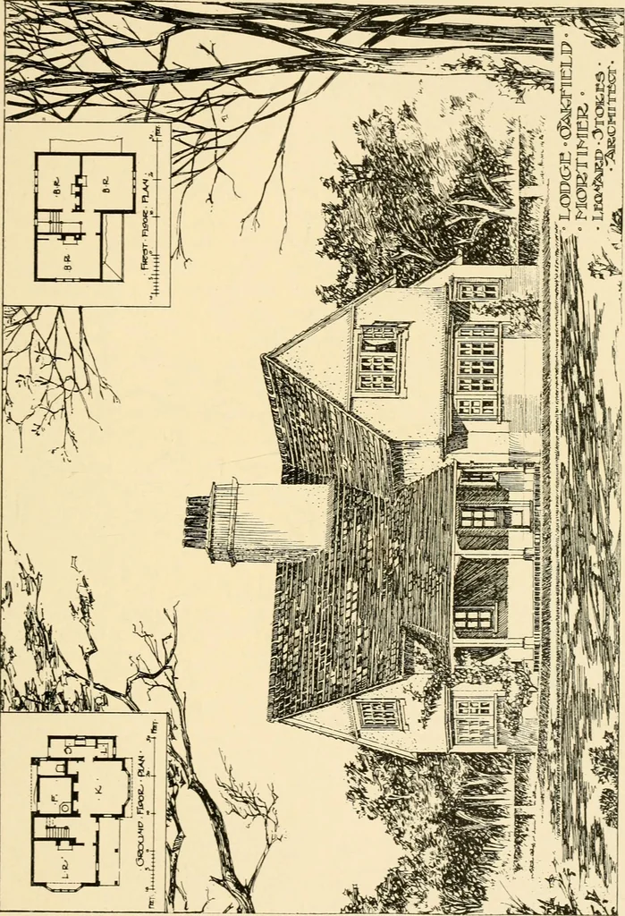 An illustration from Cyclopedia of architecture, carpentry, and building : a general reference work ..., 1907, leaf 107