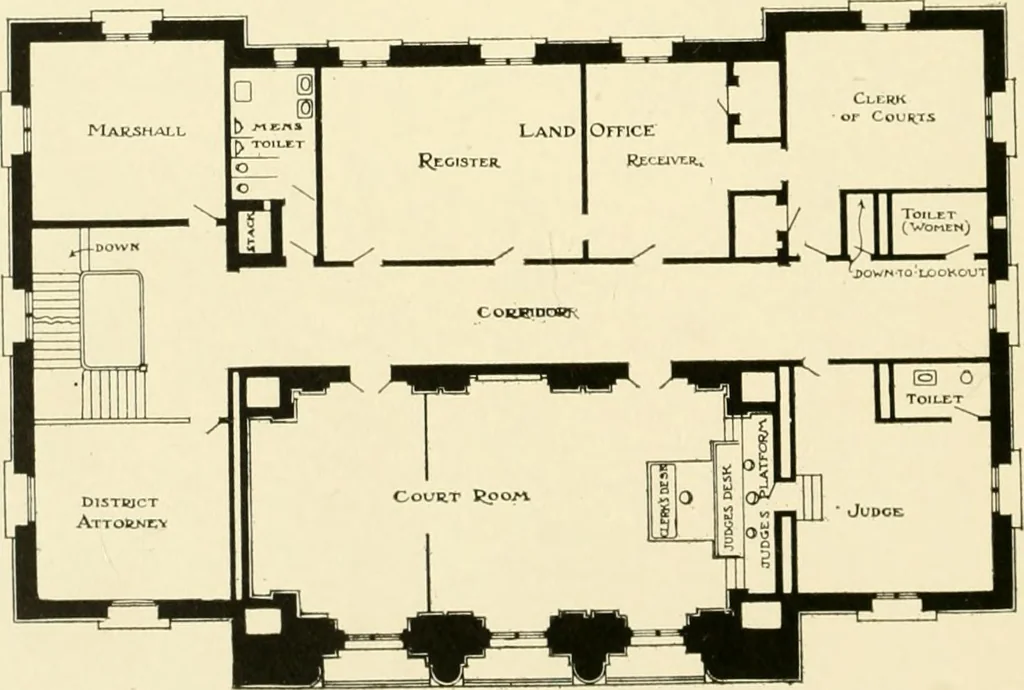 An illustration from Cyclopedia of architecture, carpentry, and building : a general reference work ..., 1907, leaf 128