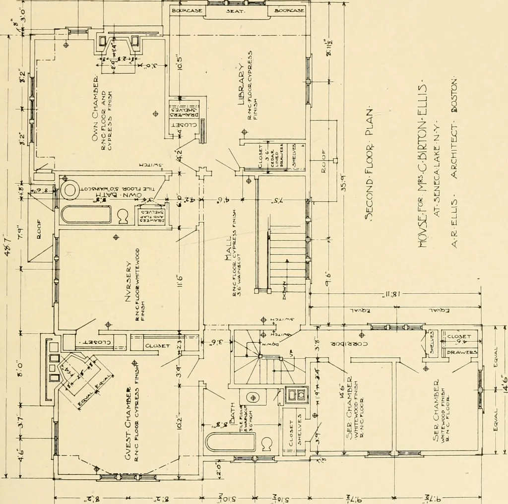 An illustration from Cyclopedia of architecture, carpentry, and building : a general reference work ..., 1907, leaf 147