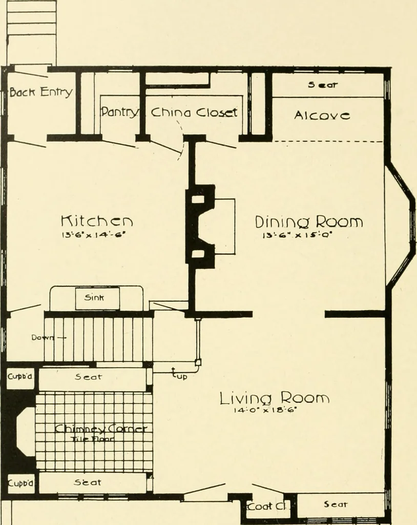 An illustration from Cyclopedia of architecture, carpentry, and building : a general reference work ..., 1907, leaf 188