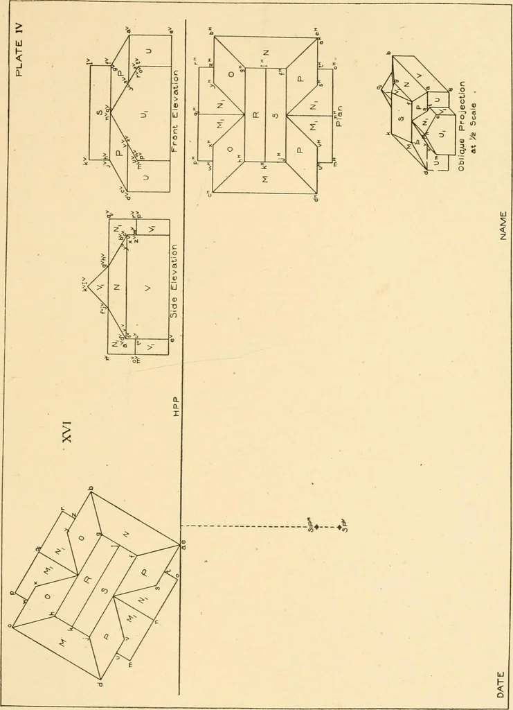 An illustration from Cyclopedia of architecture, carpentry, and building : a general reference work ..., 1907, leaf 199