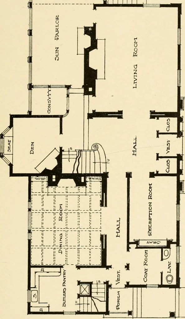An illustration from Cyclopedia of architecture, carpentry, and building : a general reference work ..., 1907, leaf 207