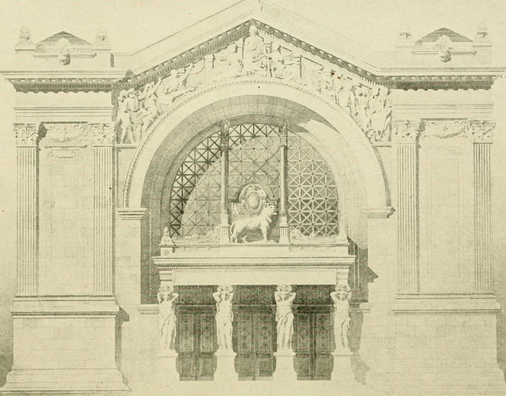 An illustration from Cyclopedia of architecture, carpentry, and building : a general reference work ..., 1907, leaf 210