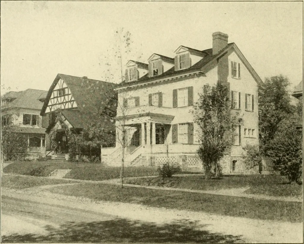 An illustration from Cyclopedia of architecture, carpentry, and building : a general reference work ..., 1907, leaf 246