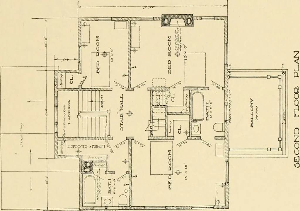 An illustration from Cyclopedia of architecture, carpentry, and building : a general reference work ..., 1907, leaf 247