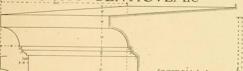 An illustration from Cyclopedia of architecture, carpentry, and building : a general reference work ..., 1907, leaf 319