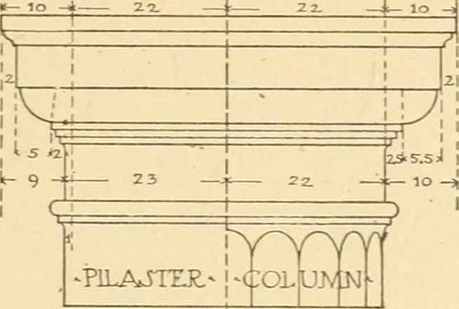 An illustration from Cyclopedia of architecture, carpentry, and building : a general reference work ..., 1907, leaf 331