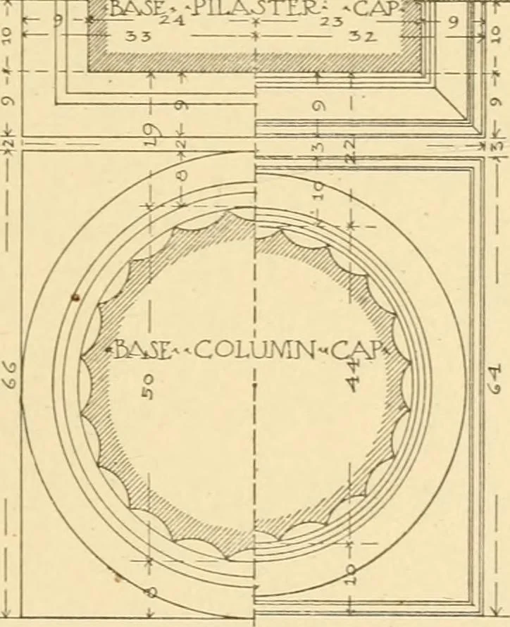 An illustration from Cyclopedia of architecture, carpentry, and building : a general reference work ..., 1907, leaf 331