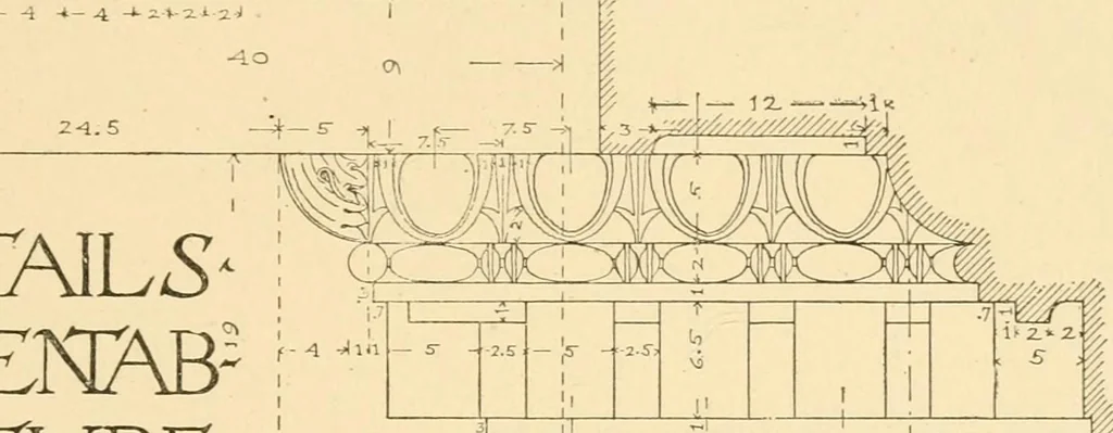 An illustration from Cyclopedia of architecture, carpentry, and building : a general reference work ..., 1907, leaf 345