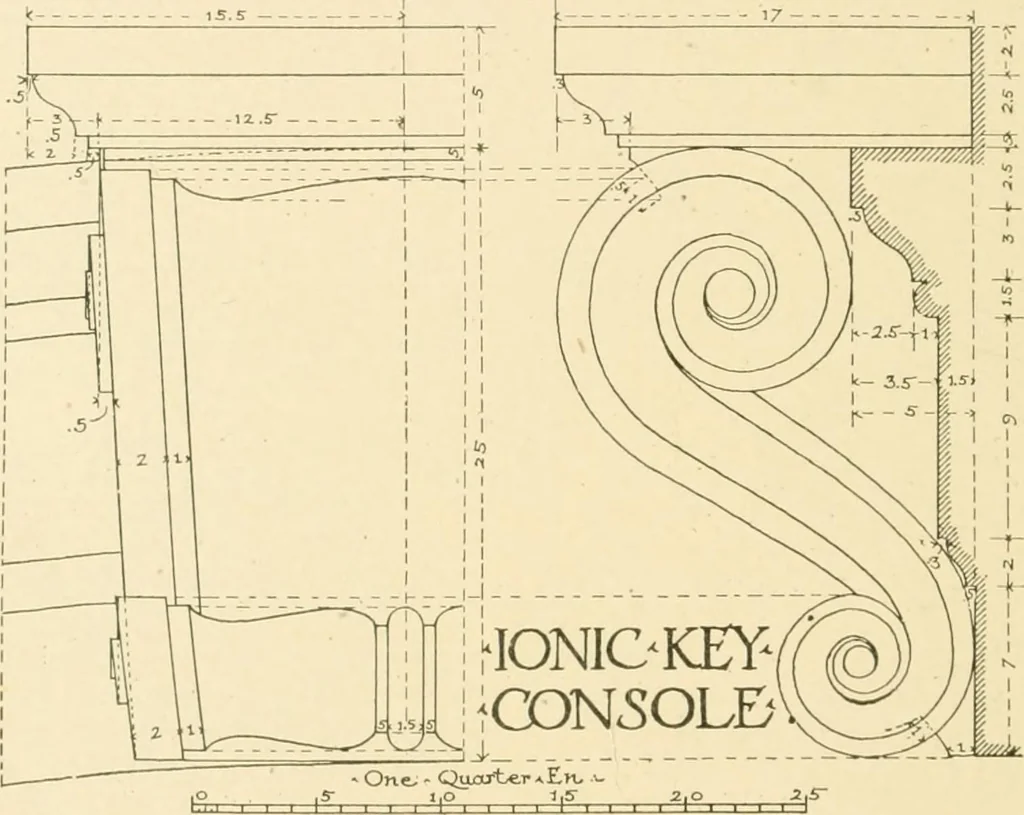 An illustration from Cyclopedia of architecture, carpentry, and building : a general reference work ..., 1907, leaf 350