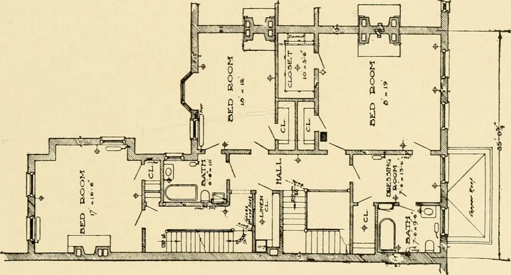 An illustration from Cyclopedia of architecture, carpentry, and building : a general reference work ..., 1907, leaf 373