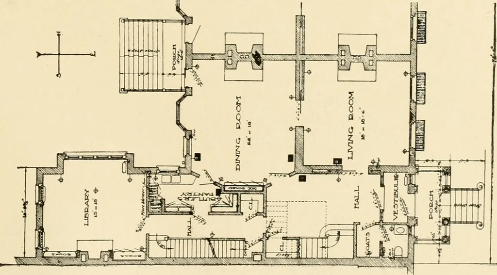 An illustration from Cyclopedia of architecture, carpentry, and building : a general reference work ..., 1907, leaf 373