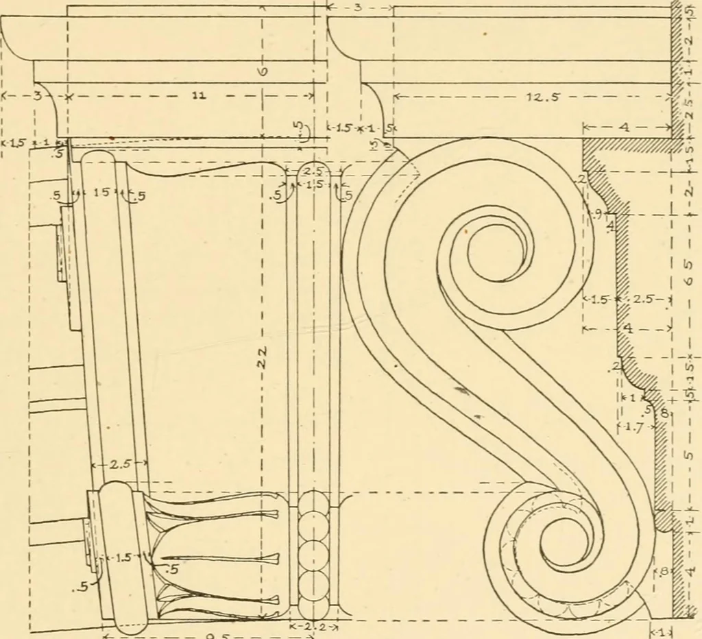 An illustration from Cyclopedia of architecture, carpentry, and building : a general reference work ..., 1907, leaf 377