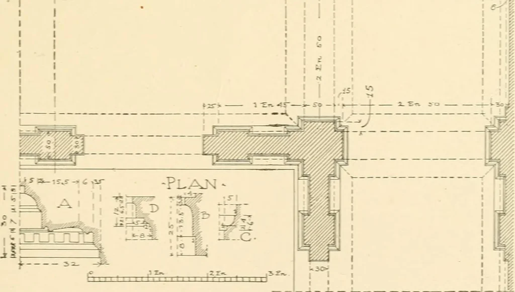 An illustration from Cyclopedia of architecture, carpentry, and building : a general reference work ..., 1907, leaf 403