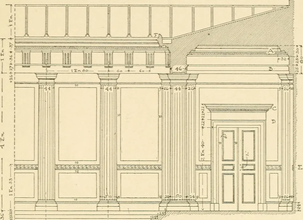 An illustration from Cyclopedia of architecture, carpentry, and building : a general reference work ..., 1907, leaf 407