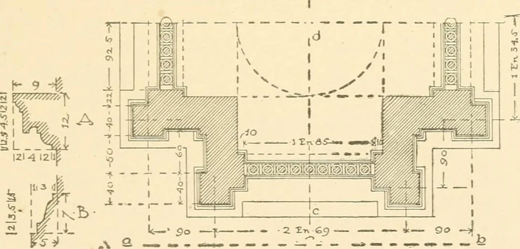 An illustration from Cyclopedia of architecture, carpentry, and building : a general reference work ..., 1907, leaf 417