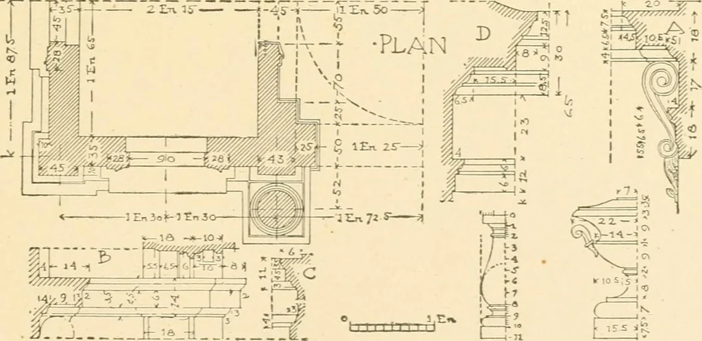 An illustration from Cyclopedia of architecture, carpentry, and building : a general reference work ..., 1907, leaf 423