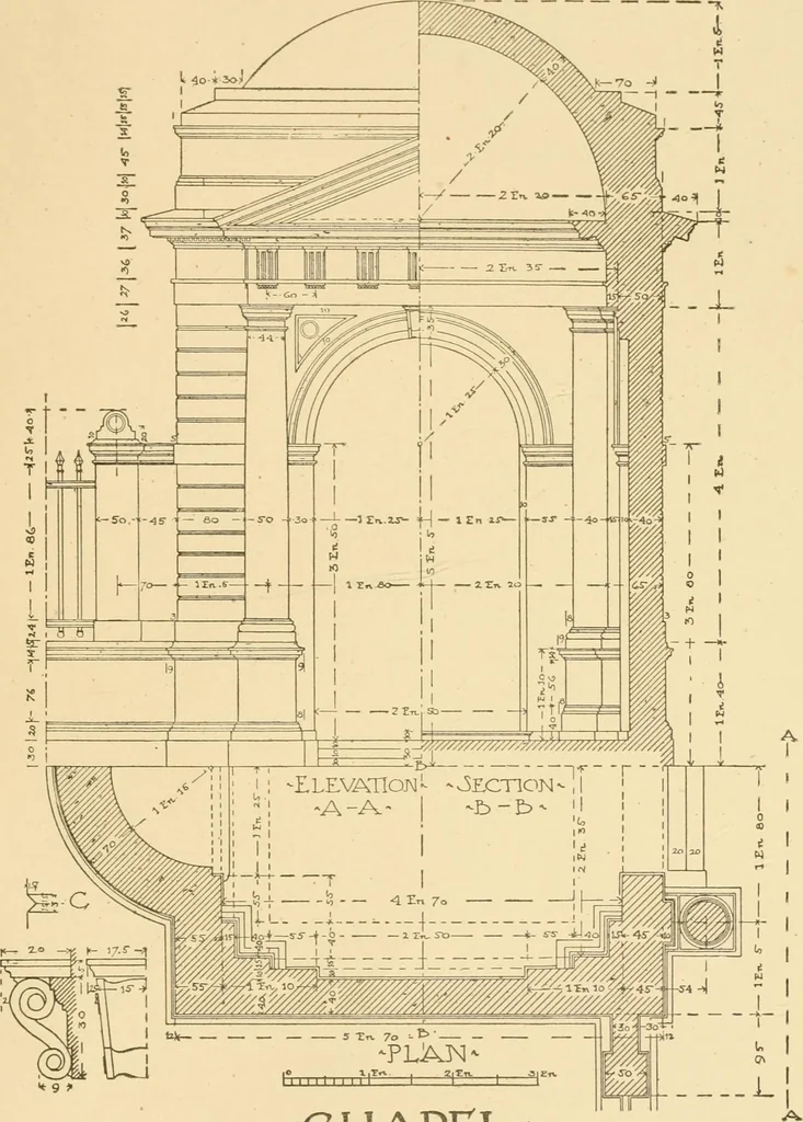 An illustration from Cyclopedia of architecture, carpentry, and building : a general reference work ..., 1907, leaf 433