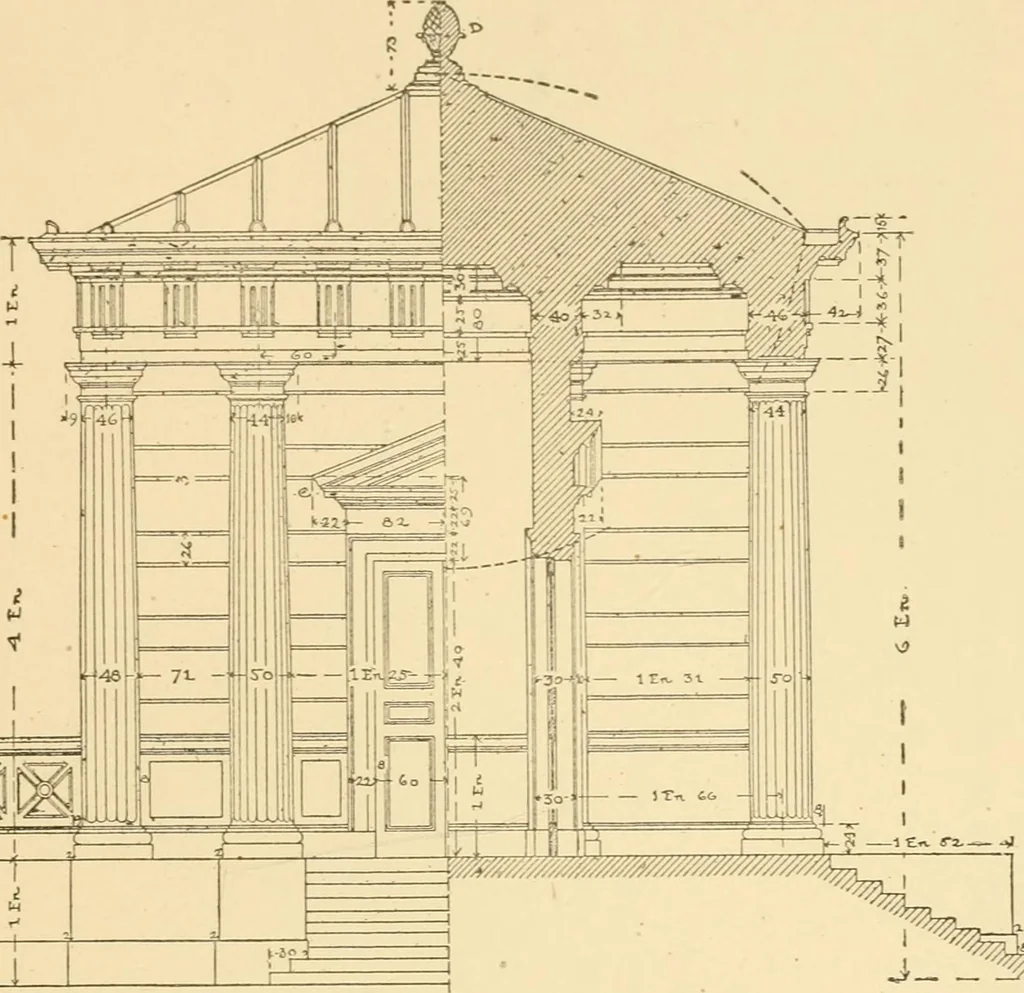 An illustration from Cyclopedia of architecture, carpentry, and building : a general reference work ..., 1907, leaf 445