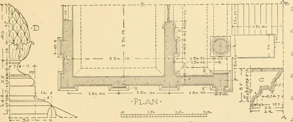 An illustration from Cyclopedia of architecture, carpentry, and building : a general reference work ..., 1907, leaf 445