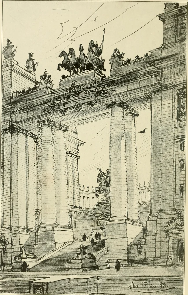 An illustration from Cyclopedia of architecture, carpentry, and building : a general reference work ..., 1907, leaf 54