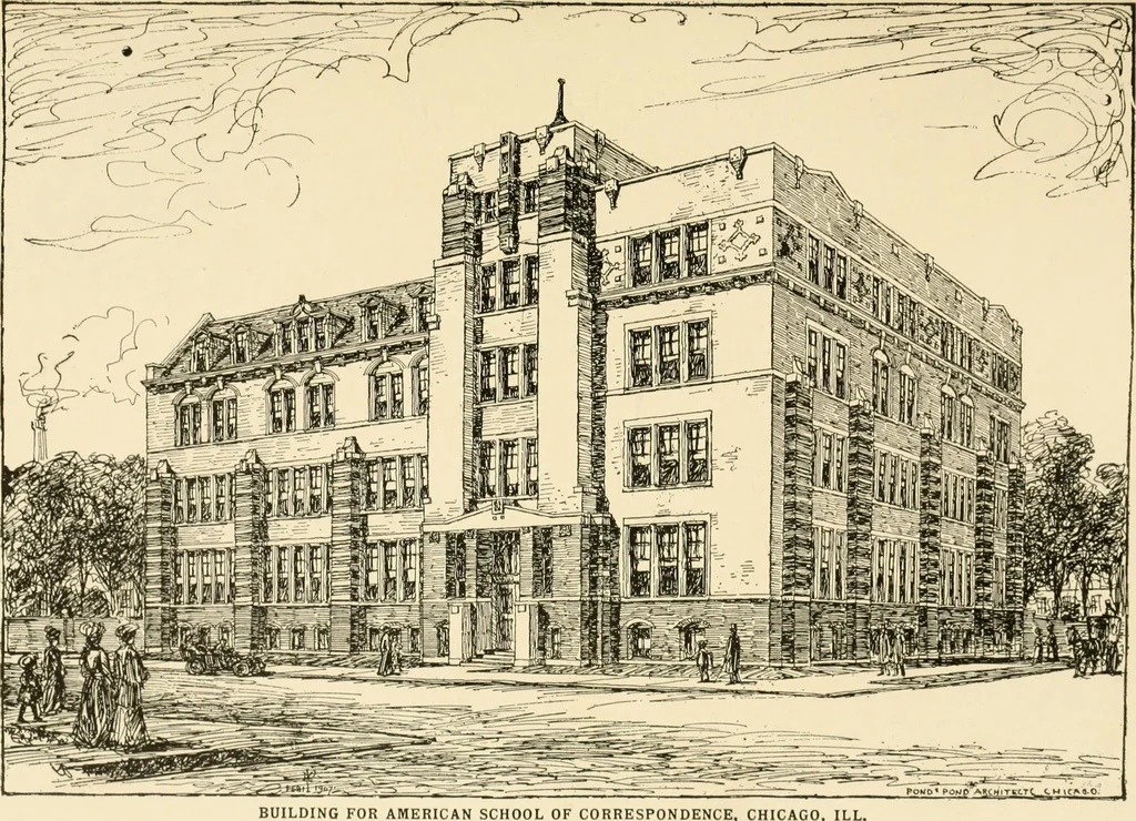 An illustration from Cyclopedia of architecture, carpentry, and building : a general reference work ..., 1907, leaf 55