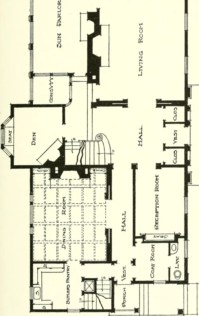 An illustration from Cyclopedia of architecture, carpentry, and building : a general reference work, 1912, leaf 212