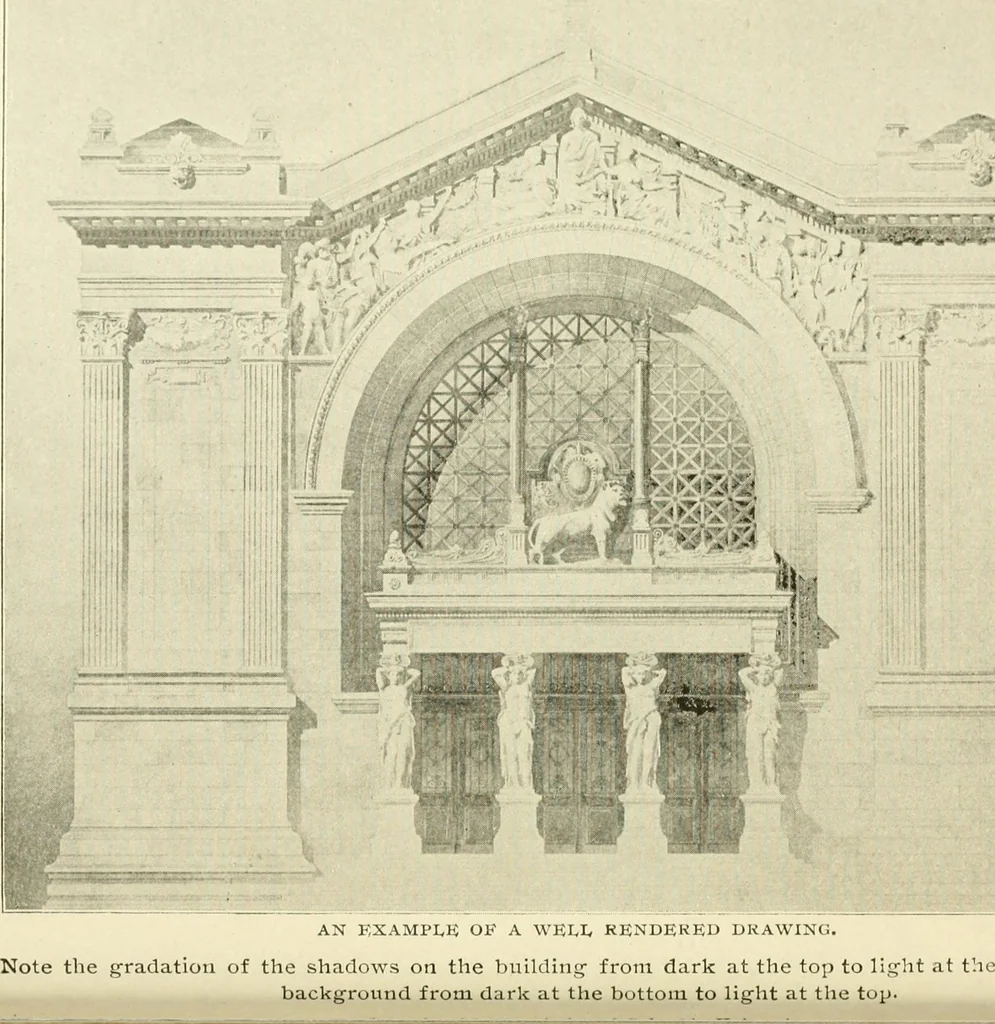 An illustration from Cyclopedia of architecture, carpentry, and building : a general reference work, 1912, leaf 215