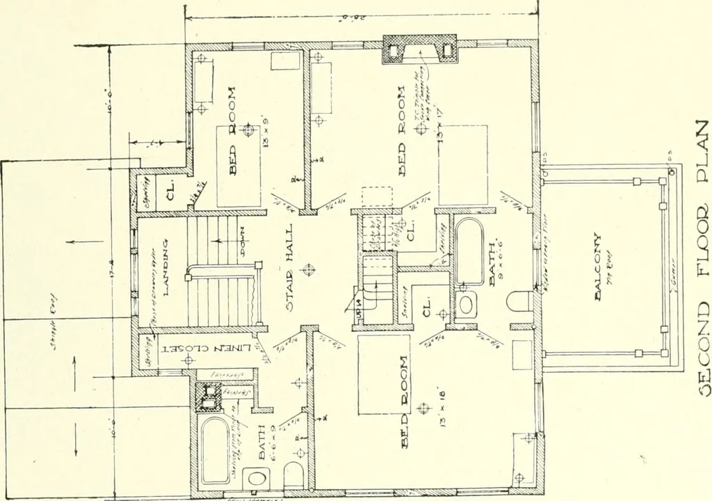 An illustration from Cyclopedia of architecture, carpentry, and building : a general reference work, 1912, leaf 252