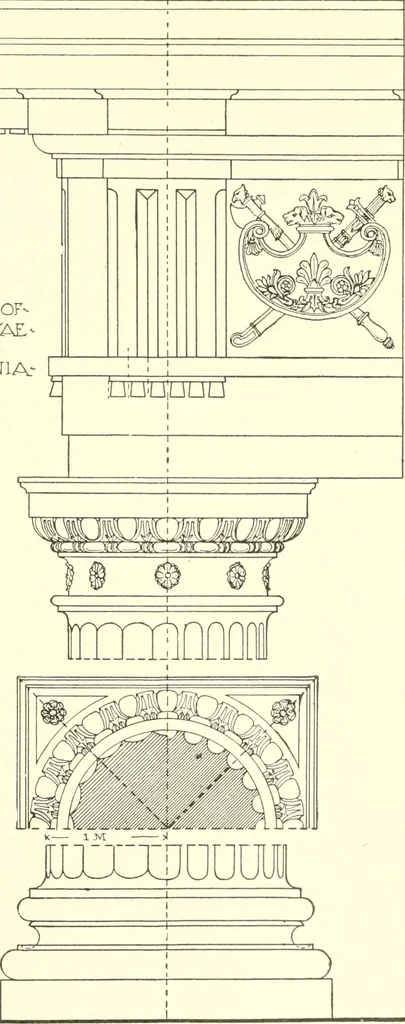 An illustration from Cyclopedia of architecture, carpentry, and building : a general reference work, 1912, leaf 346