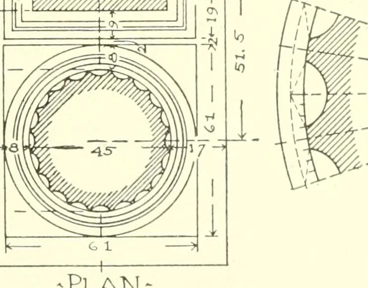 An illustration from Cyclopedia of architecture, carpentry, and building : a general reference work, 1912, leaf 354