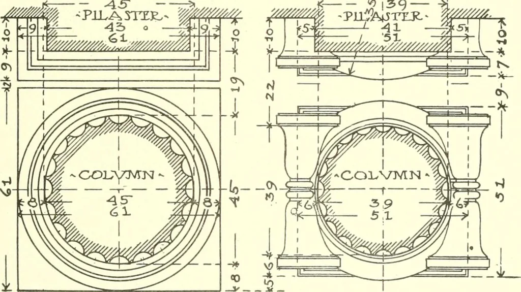 An illustration from Cyclopedia of architecture, carpentry, and building : a general reference work, 1912, leaf 356
