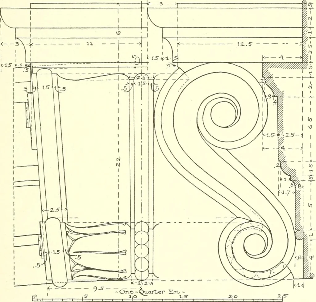 An illustration from Cyclopedia of architecture, carpentry, and building : a general reference work, 1912, leaf 384