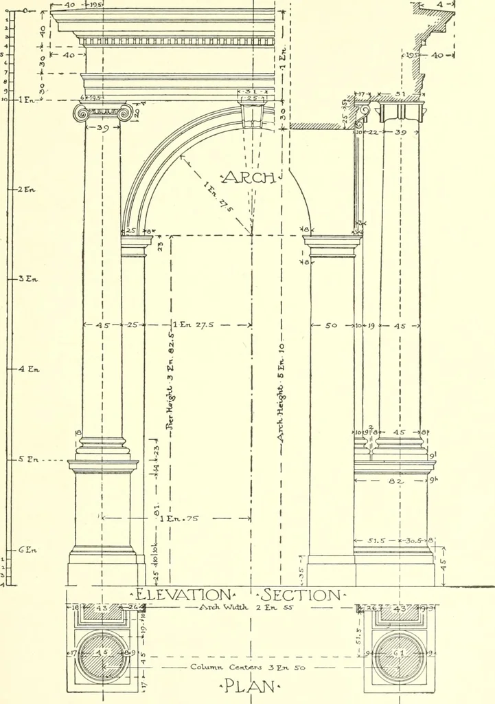 An illustration from Cyclopedia of architecture, carpentry, and building : a general reference work, 1912, leaf 394