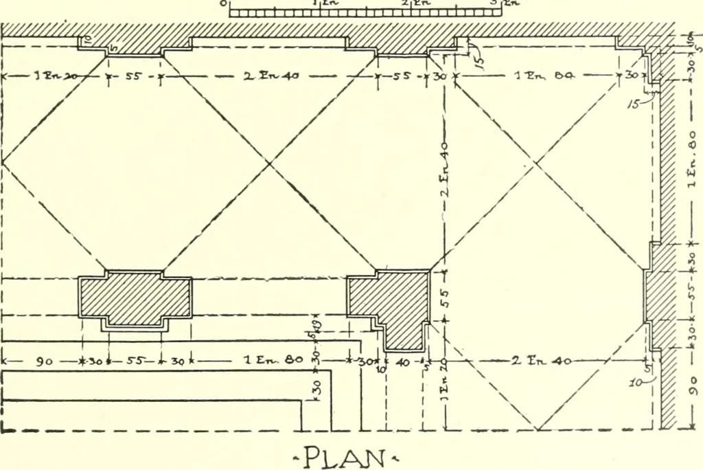 An illustration from Cyclopedia of architecture, carpentry, and building : a general reference work, 1912, leaf 402