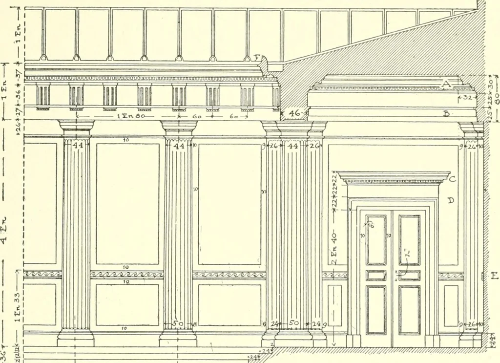 An illustration from Cyclopedia of architecture, carpentry, and building : a general reference work, 1912, leaf 414