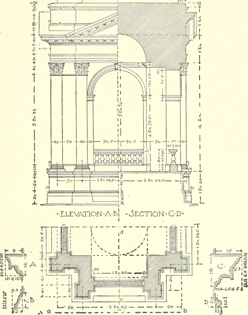 An illustration from Cyclopedia of architecture, carpentry, and building : a general reference work, 1912, leaf 424
