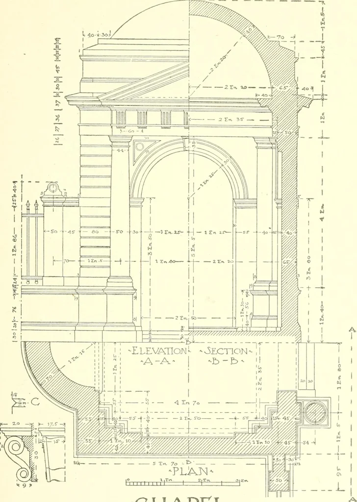 An illustration from Cyclopedia of architecture, carpentry, and building : a general reference work, 1912, leaf 440