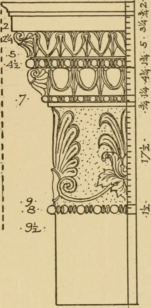 An illustration from Cyclopedia of architecture, carpentry, and building : a general reference work ..., 1907, leaf 202