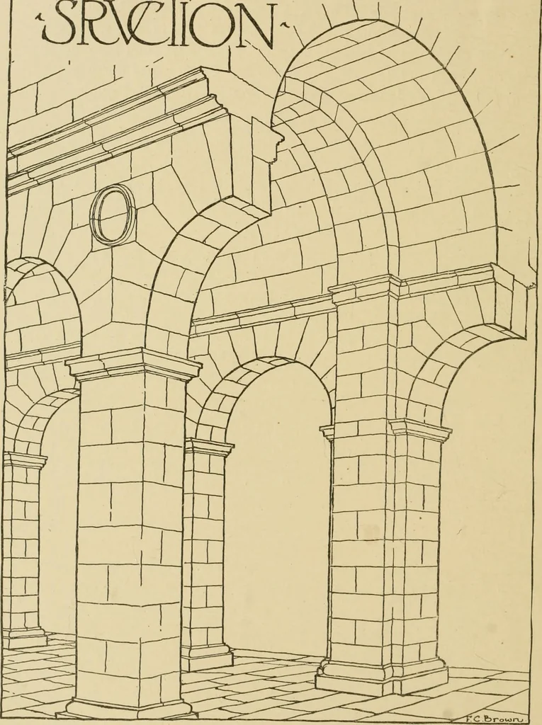 An illustration from Cyclopedia of architecture, carpentry, and building : a general reference work ..., 1907, leaf 209