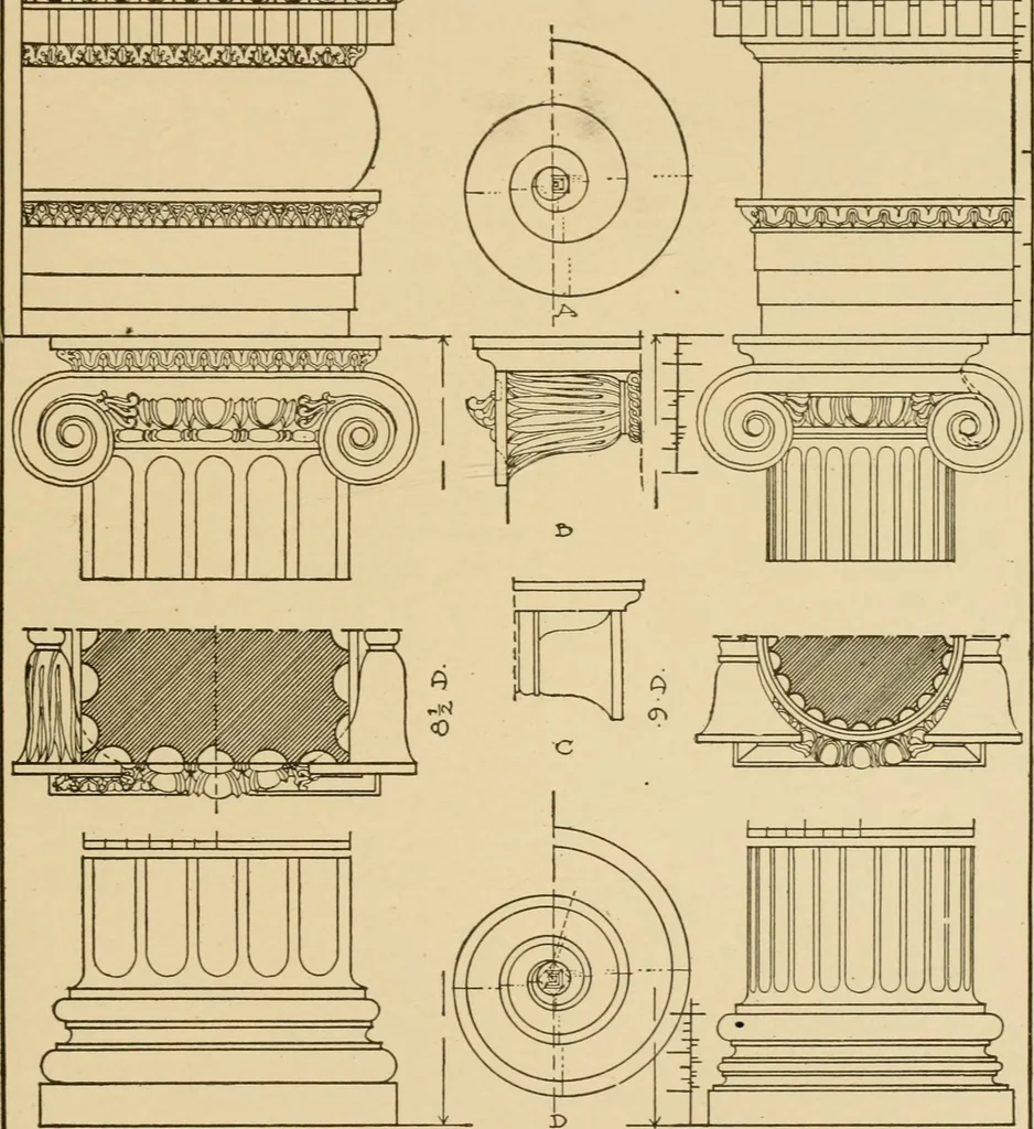 An illustration from Cyclopedia of architecture, carpentry, and building : a general reference work ..., 1907, leaf 274