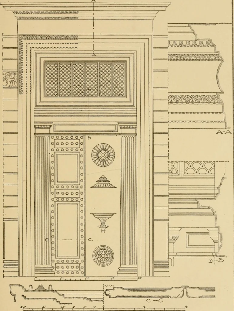 An illustration from Cyclopedia of architecture, carpentry, and building : a general reference work ..., 1907, leaf 328