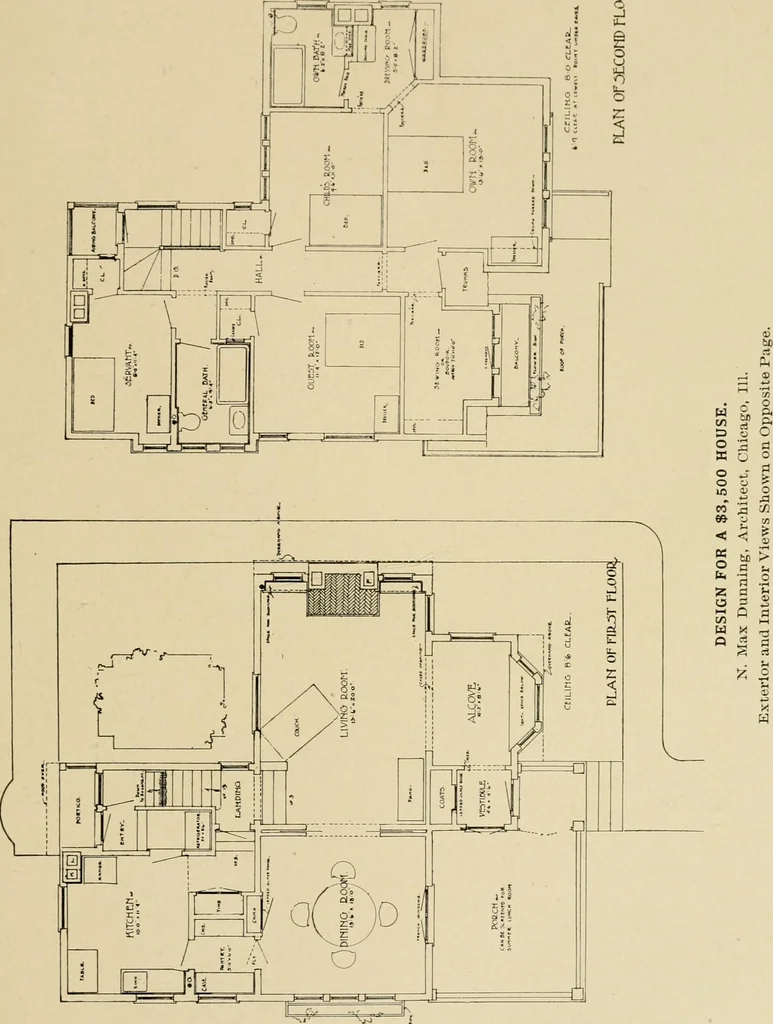 An illustration from Cyclopedia of architecture, carpentry, and building : a general reference work ..., 1907, leaf 342