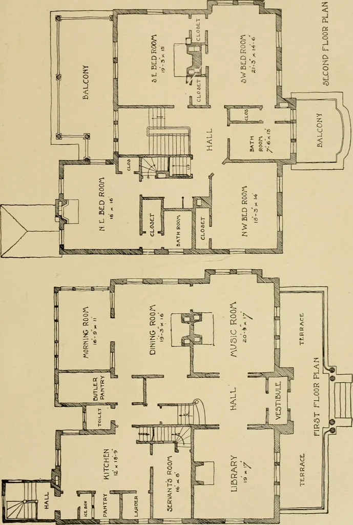 An illustration from Cyclopedia of architecture, carpentry, and building : a general reference work ..., 1907, leaf 402