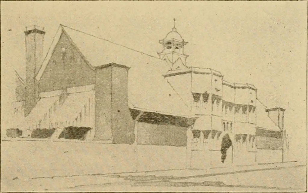 An illustration from Cyclopedia of architecture, carpentry, and building : a general reference work ..., 1907, leaf 416
